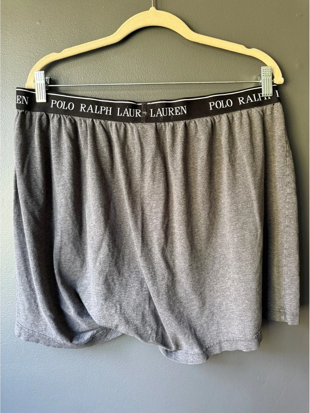 Polo Ralph Lauren Men's Classic Fit Boxer Shorts 2XL Gray Cotton
